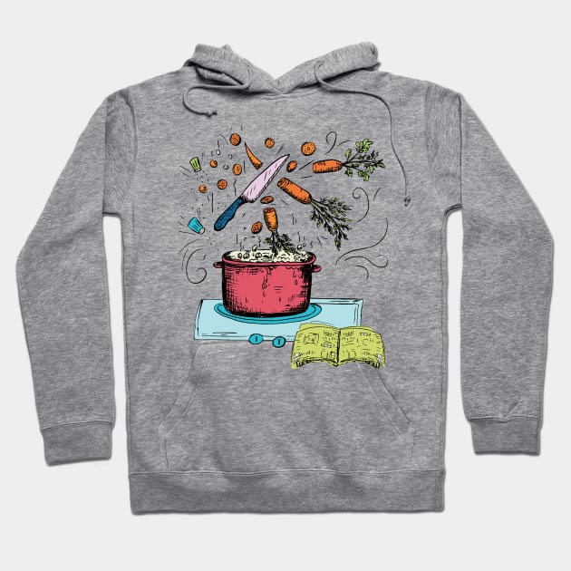 Lets Cook Hoodie by SWON Design